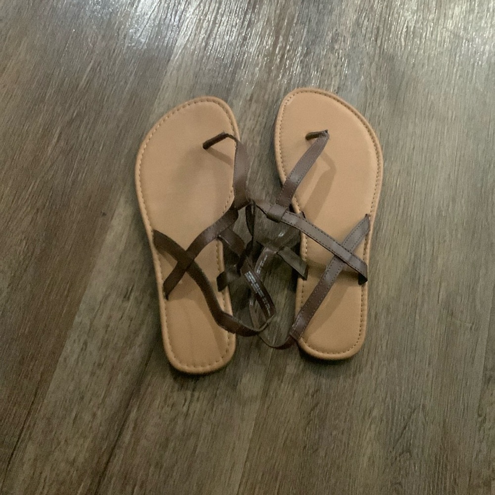 Brown sandals